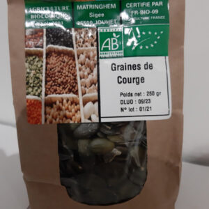 Graines de courge (250g) - graines-de-courge